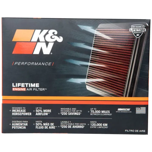 K&N Air Filter for BMW K1600 GTL STANDARD/PRO/B 2011 ONWARDS (BM-1611)