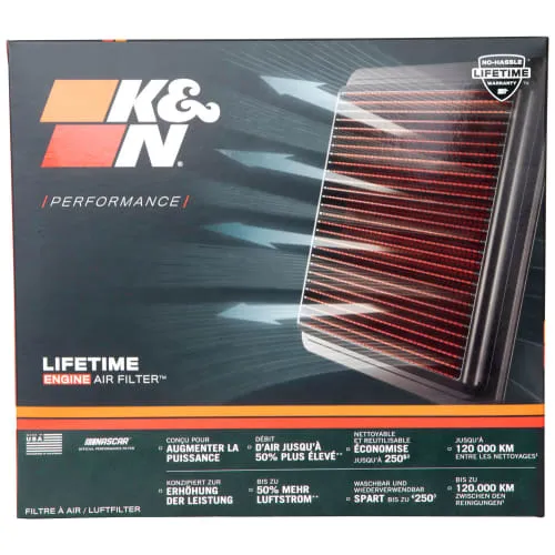 K&N Air Filter for DUCATI MONSTER 600 DARK,METALLICA, MONSTER 900 CROMO (1999-2000) (DU-0900)