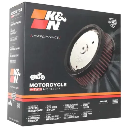 K&N Air Filter for HARLEY-DAVIDSON V-ROD MUSCLE, NIGHT TOD SPECIAL, (2007-2015) (HD-1102)