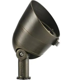 Kichler 16158CBR30 LED 60-Degree Landscape Accent Wide Flood Light 500 Lumen 3000K
