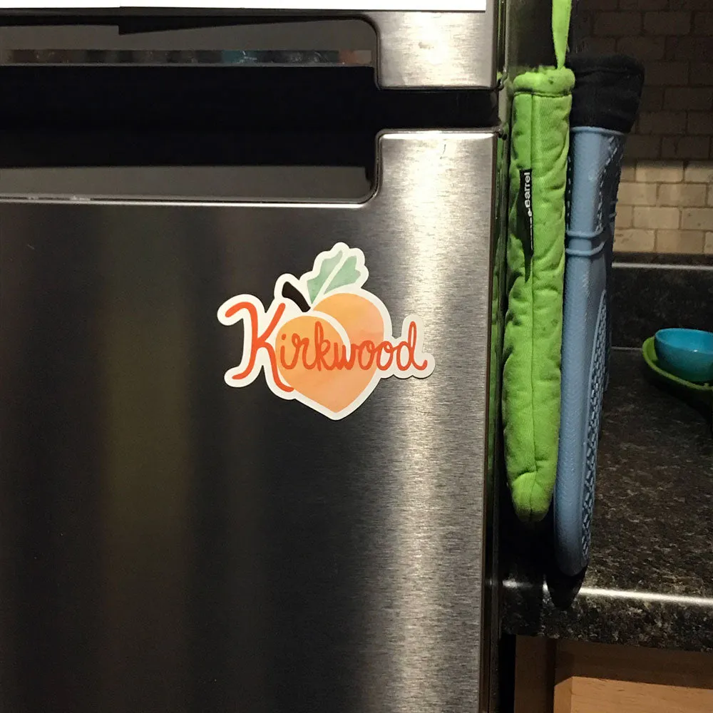 Kirkwood Peach Vinyl Magnet - Waterproof & Scratch Resistant | *25% Off!*