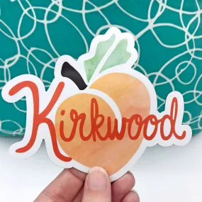 Kirkwood Peach Vinyl Magnet - Waterproof & Scratch Resistant | *25% Off!*