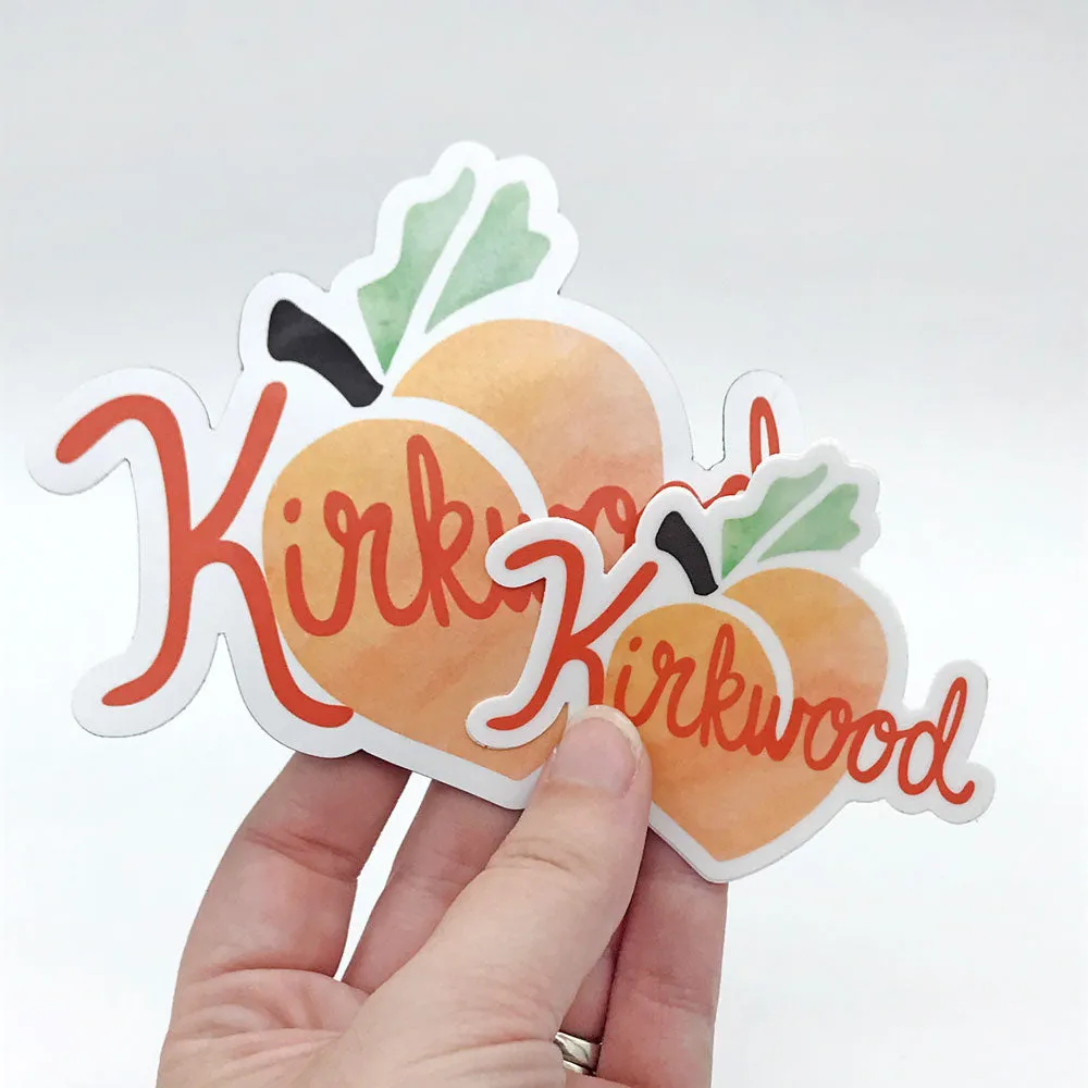 Kirkwood Peach Vinyl Magnet - Waterproof & Scratch Resistant | *25% Off!*
