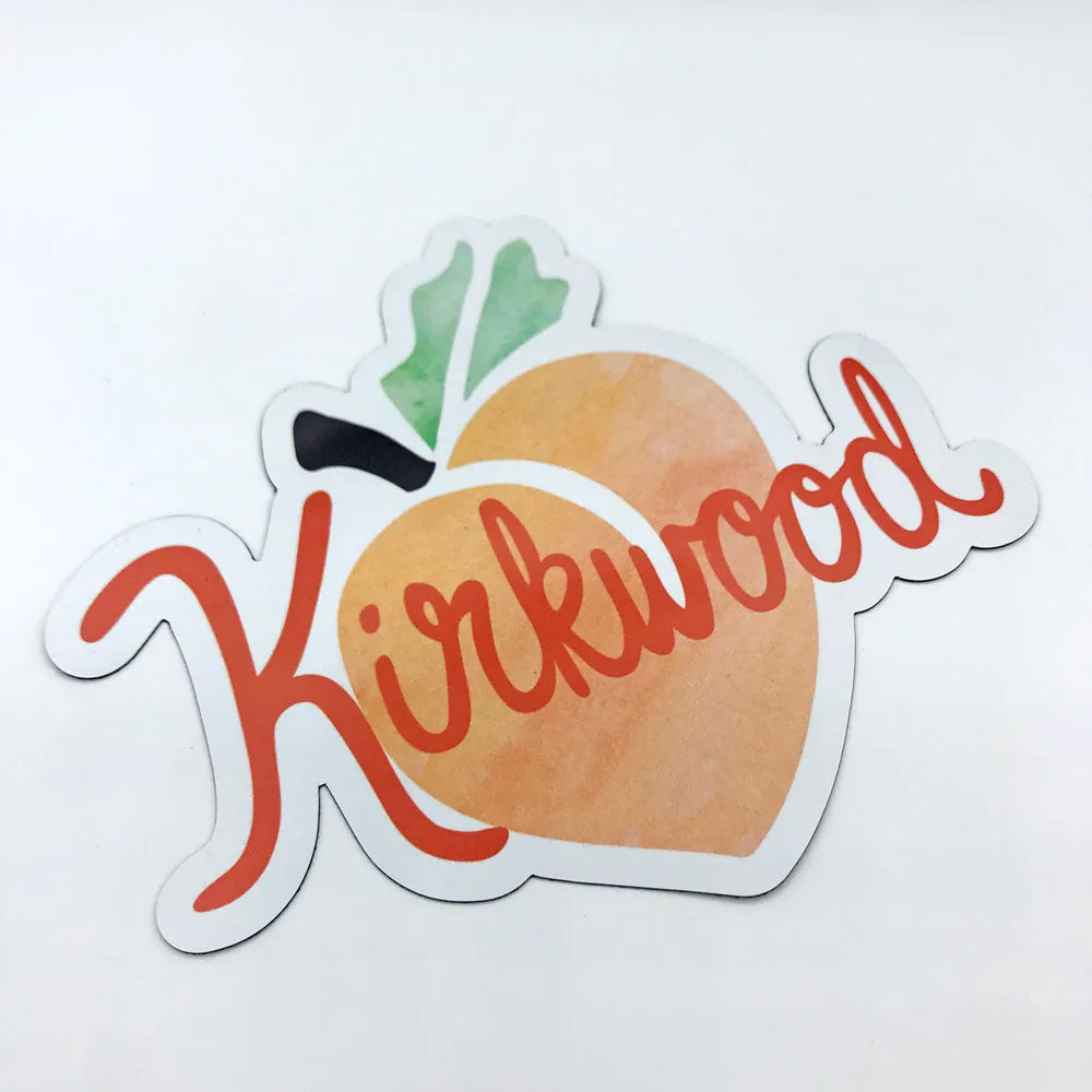 Kirkwood Peach Vinyl Magnet - Waterproof & Scratch Resistant | *25% Off!*