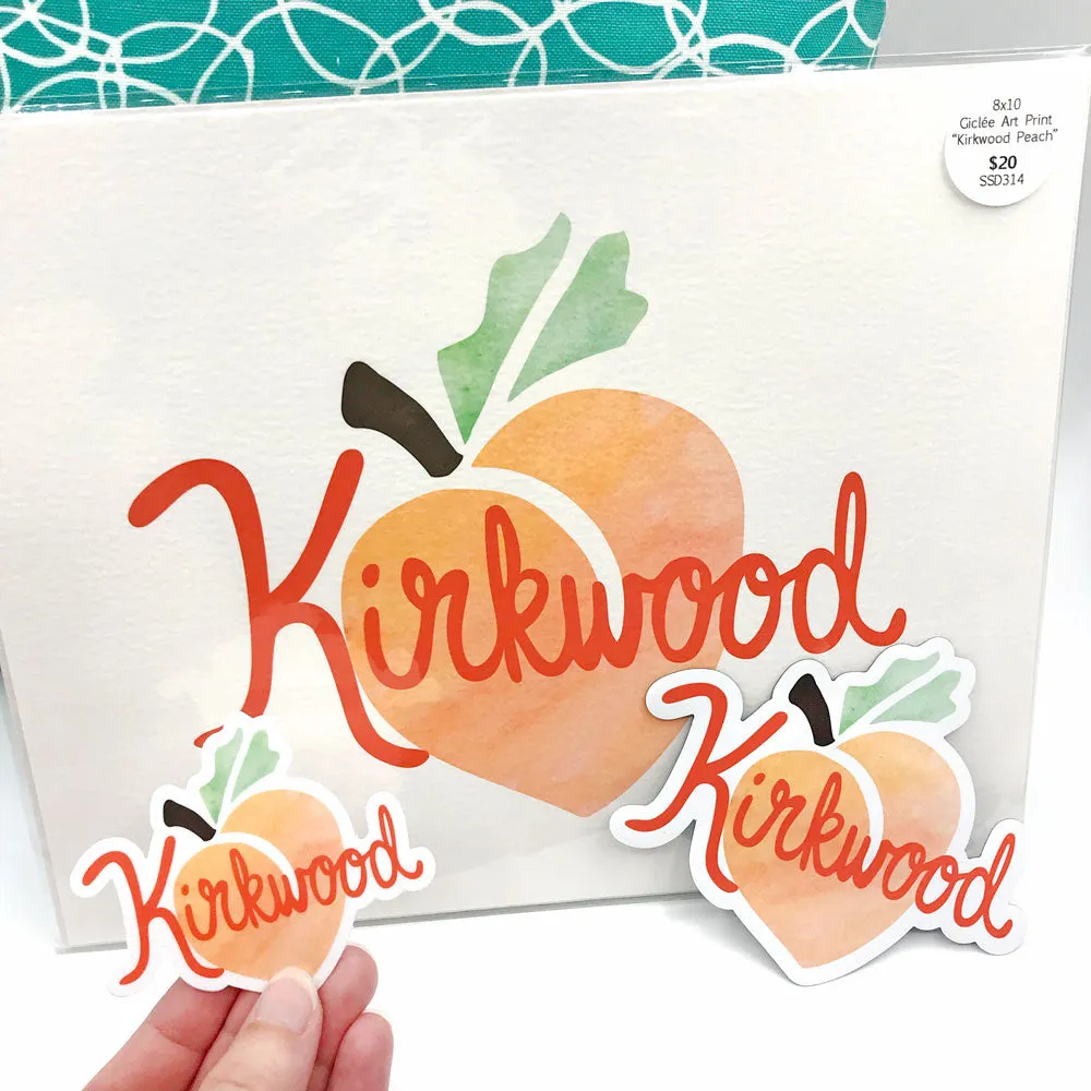 Kirkwood Peach Vinyl Magnet - Waterproof & Scratch Resistant | *25% Off!*