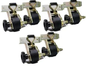 Ladder Rack Ratchet Straps 6 PACK | LRS-8WG
