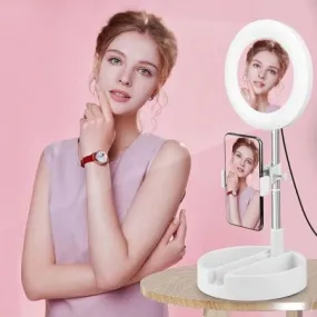 Live Make-Up Mirror With 3 Level Of Adjust Light