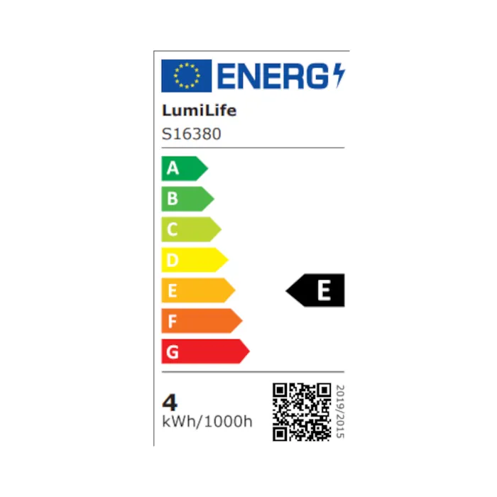 LUMiLiFe 3.6W GU10 LED Glass Spotlight - Dimmable - 345lm - 2700K