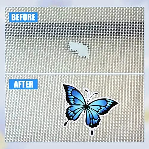 LUTER 10pcs Butterfly Magnets Stickers, Double Sided Patio Flexible Magnets Decorative Window Magnetic for Refrigerator Window Screen Patio Sliding Doors Garage Protector