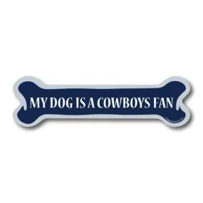 Magnet Me Up My Dog is a Cowboys Fan Bone Magnet Decal, 2x7 InchesHeavy Duty for Car Truck SUV Waterproof …