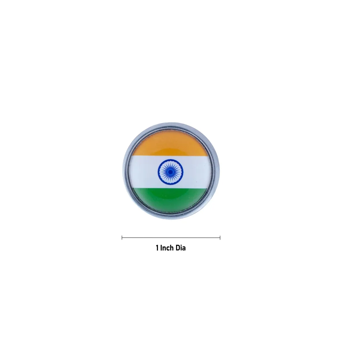 Magnet National Flag - 1 Inch | Magnetic Indian Flag Badge/ Magnet Indian National Flag Lapel for Clothes
