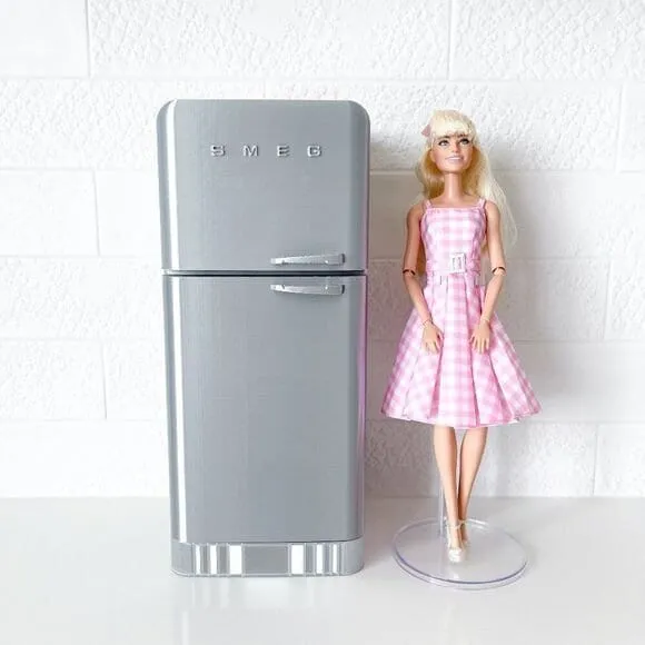 Miniature Refrigerator - Various Colors - 1:6 Scale - Dollhouse - Kitchen Furniture