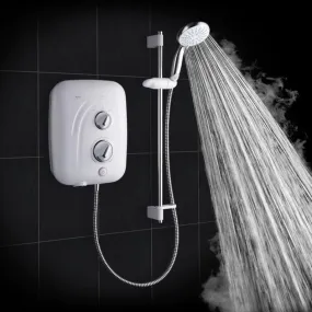 Mira Elite SE White | Chrome 9.8KW Silent Pumped Electric Shower