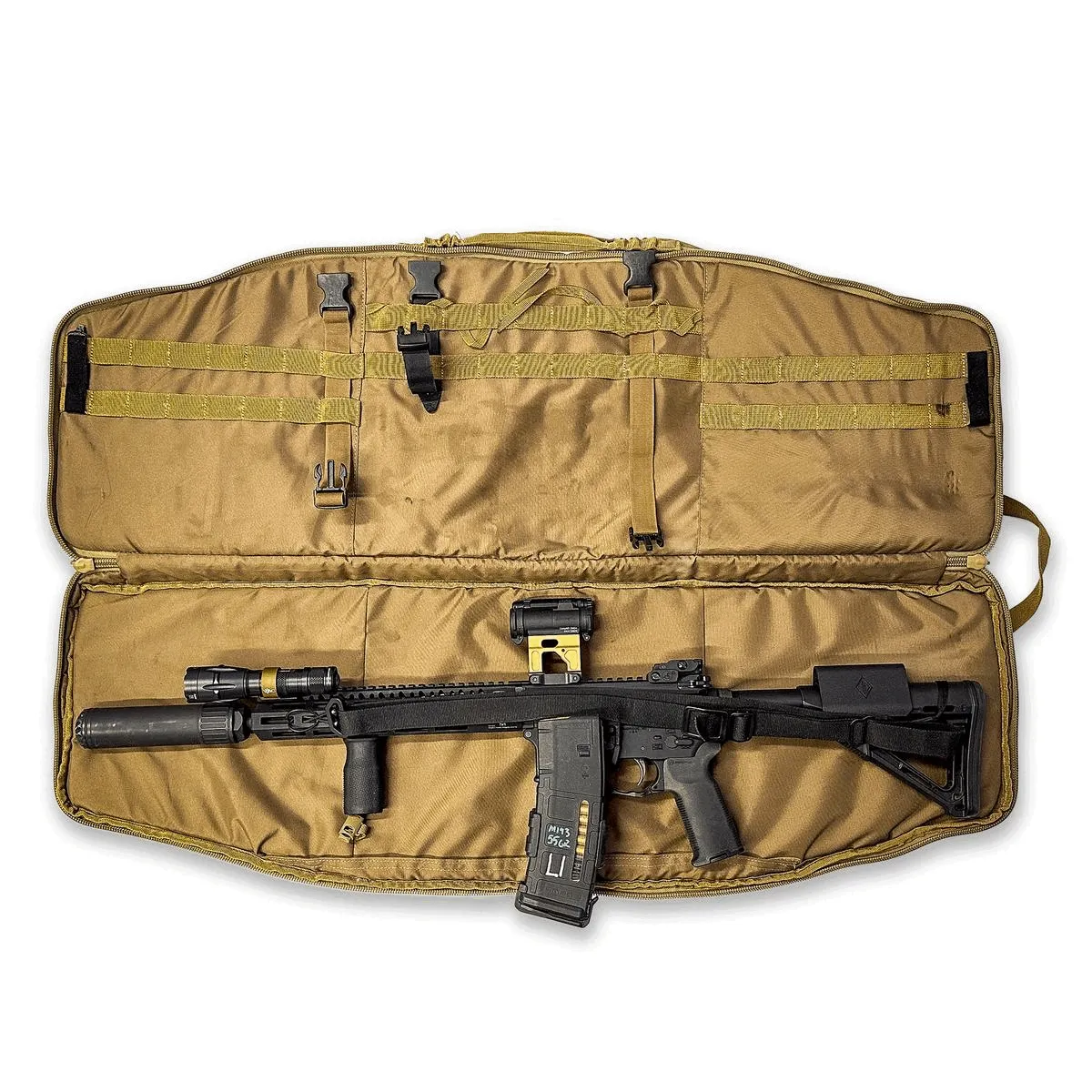 MOLLE Velcro Straps with Side Release Buckles