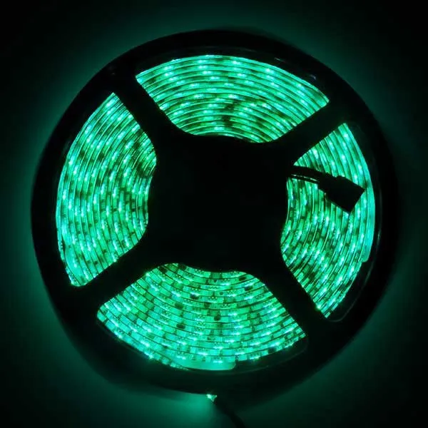 NovaBright 24V 5050SMD Color Changing RGB Super Bright LED Strip Light 16 Ft Reel 300 LEDs Kit| IP Rating| IP65 (Waterproof)