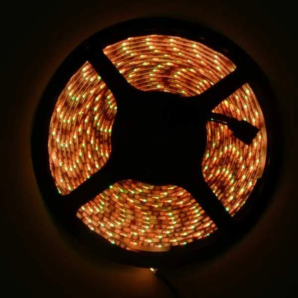 NovaBright 24V 5050SMD Color Changing RGB Super Bright LED Strip Light 16 Ft Reel 300 LEDs Kit| IP Rating| IP65 (Waterproof)