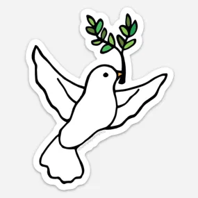 Peace Dove Vinyl Magnet - Waterproof & Scratch Resistant