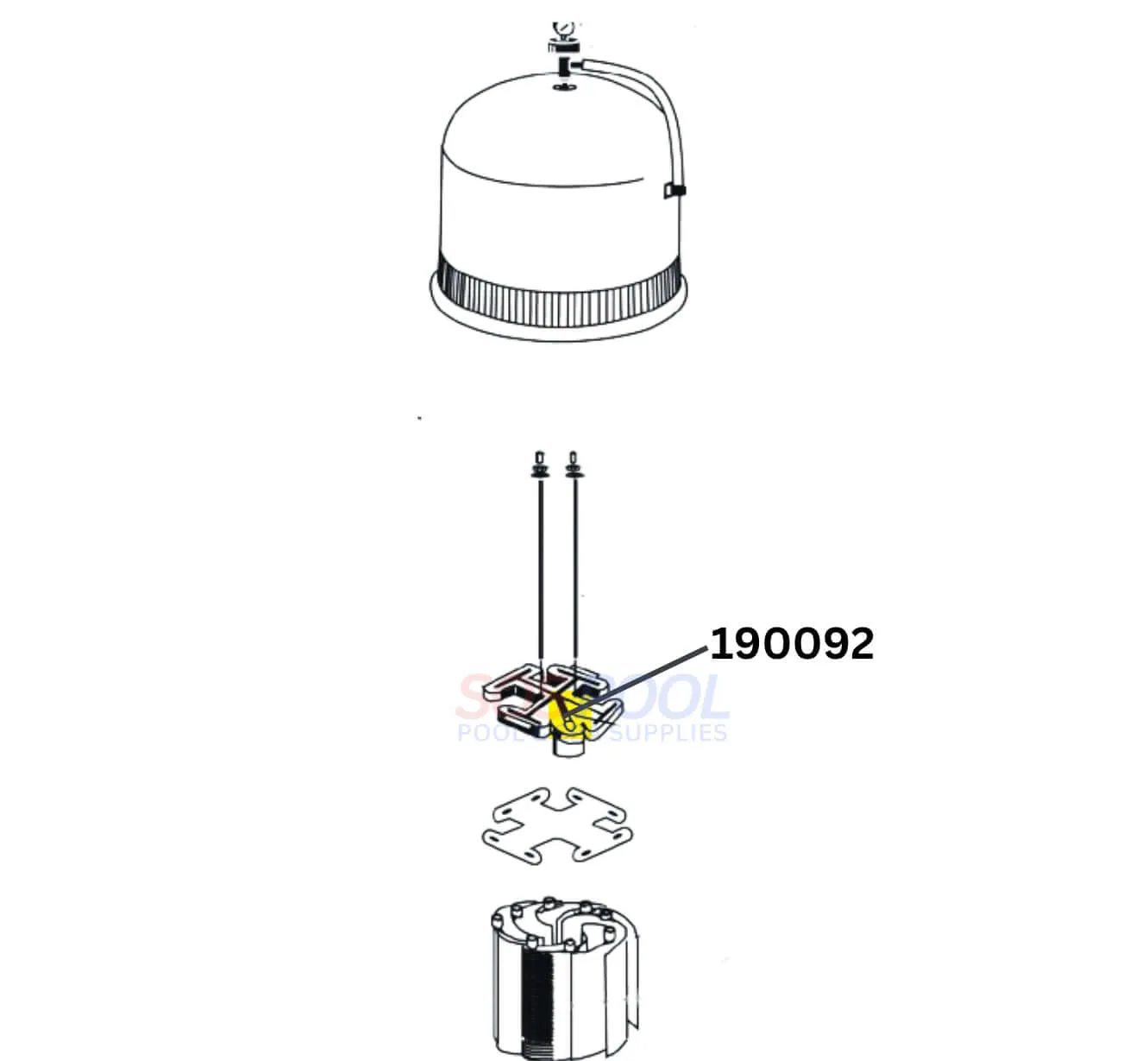 Pentair FNS Plus Internal Air Bleed Assembly | 190092