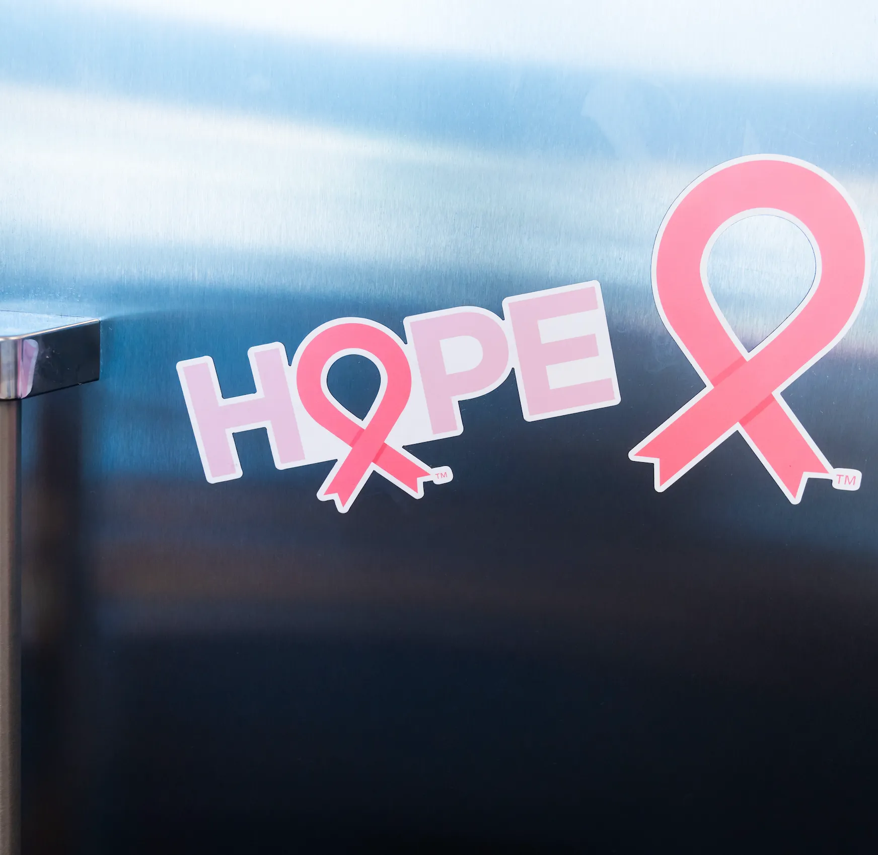 Pink Ribbon Breast Cancer Awareness Magnet - Pink - Large- NBCF
