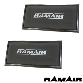 RAMAIR - RPF-1718-2 - 2x VW Porsche Land Rover Replacement Foam Air Filter