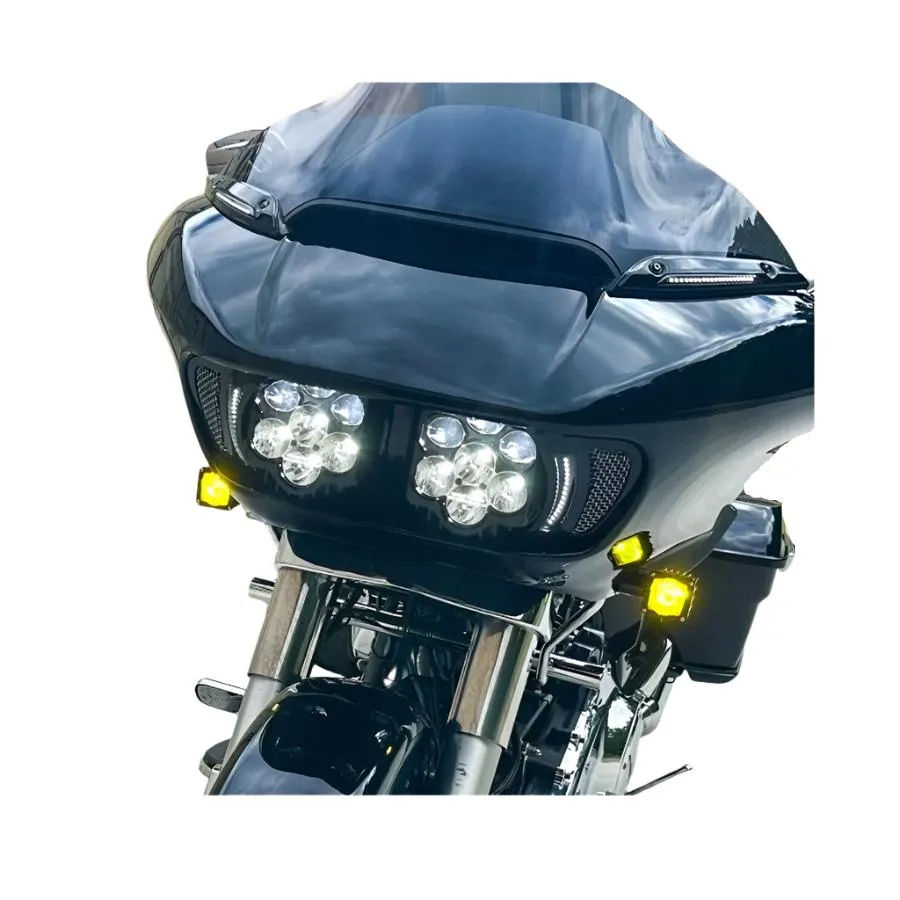 Shark Demon 2 Performance LED Headlight Kit - For Harley '15-'24 Road Glide