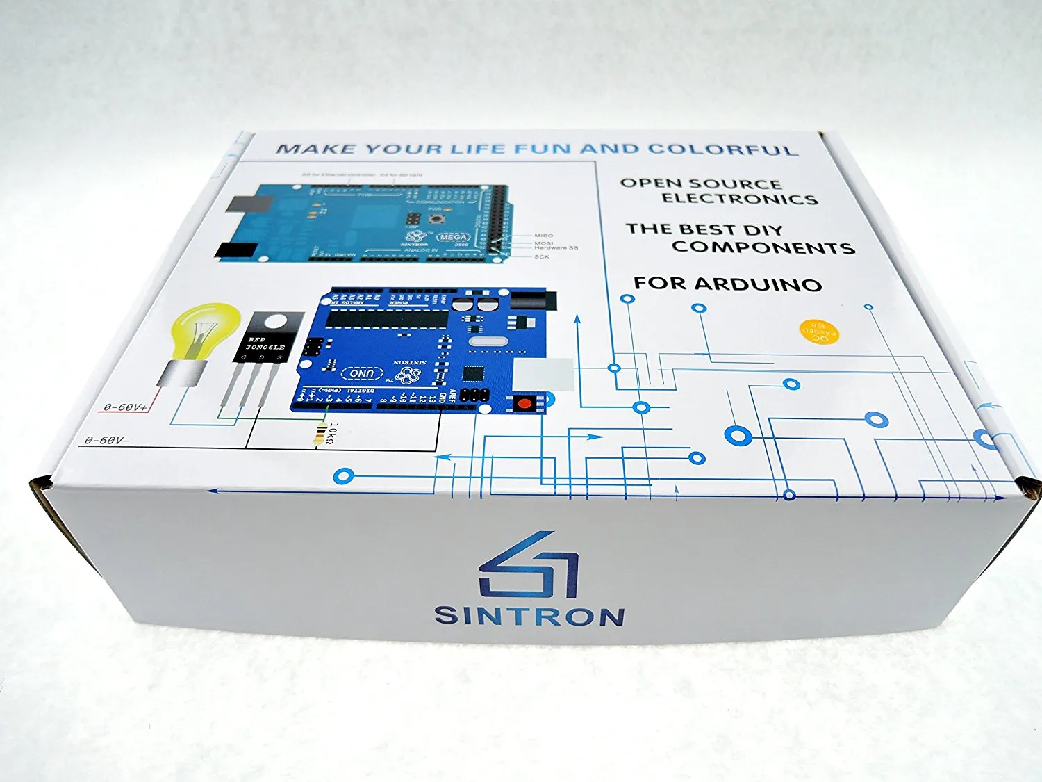 [Sintron] Mega 2560 Starter Kit   LCD Servo Motor Sensor Modules for Arduino AVR MCU Learner