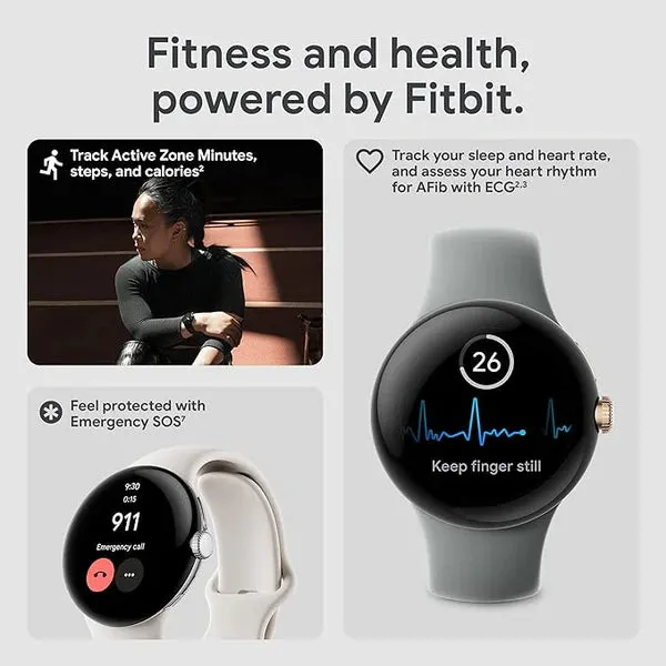 Smartwatch Pixel 2 : GPS   Cellular, Advanced Health Tracking, Oxygen & ECG Features, Water Resistance | 14-Day Hassle-Free Returns   Free Earbuds Pro2 [Imported Quality]