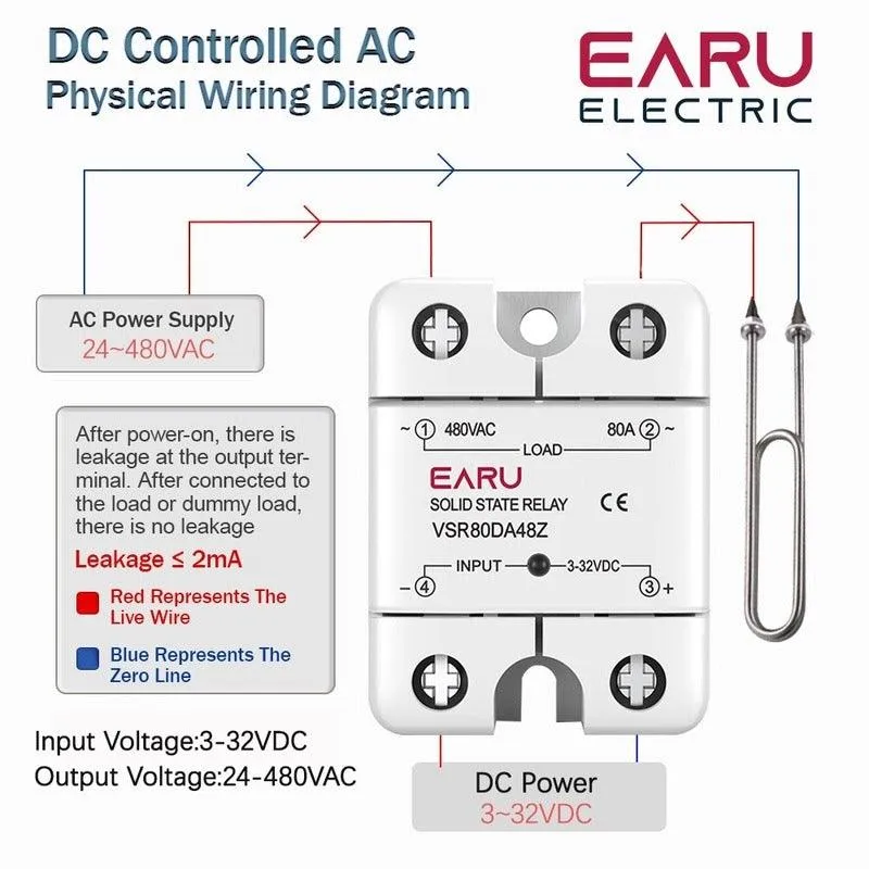 SSR-25DA SSR-40DA SSR SSR 10A 40A 60A 80A 100A Solid State Relay