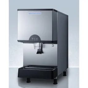 Summit 17 in. Commercially Listed Countertop Ice and Water Dispenser with 282 lb. Ice Production Capacity and Filter Kit, Stainless Steel Finish - AIWD282FLTR"