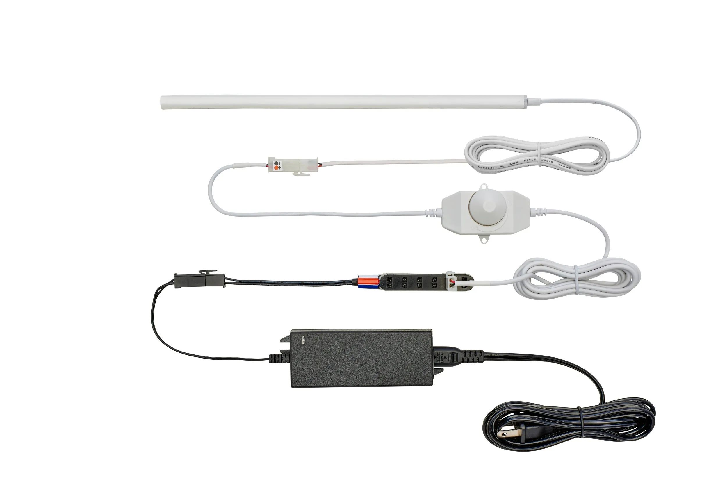Tresco 12VDC 3W/FT 5M (16.4') 3000K N2 Top W/2 Molded Inputs L-N2-12V3WM-30K-5M-1