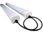Tri-Proof Linkable Vapor Light 8ft (80w/70W/60W Switchable) (3500K/4000K/5000K/6000K Switchable) ETL, DLC
