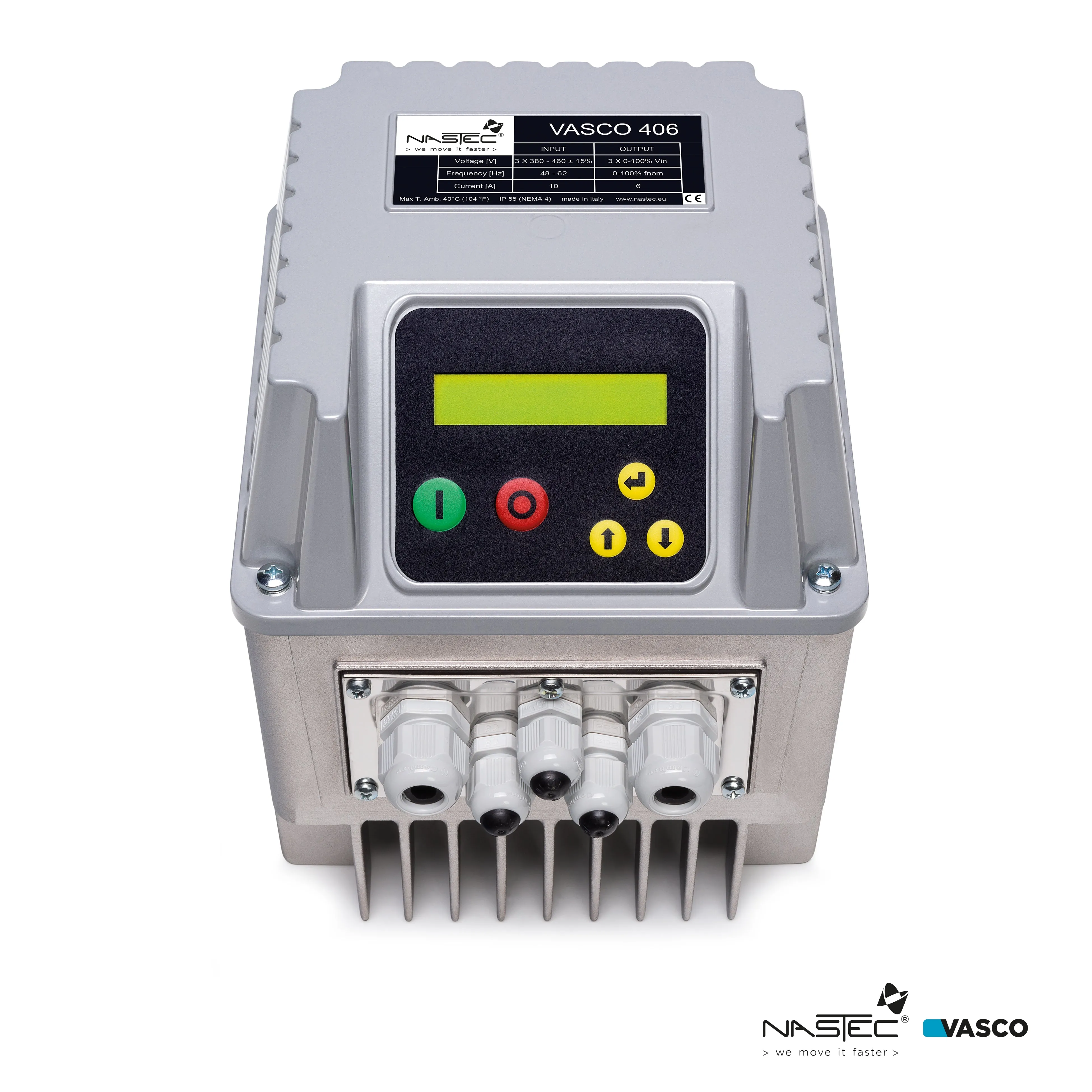 Vasco Variable Frequency Drive Motor or Wall Mounted 3 PH Power Supply, 3 PH Motor